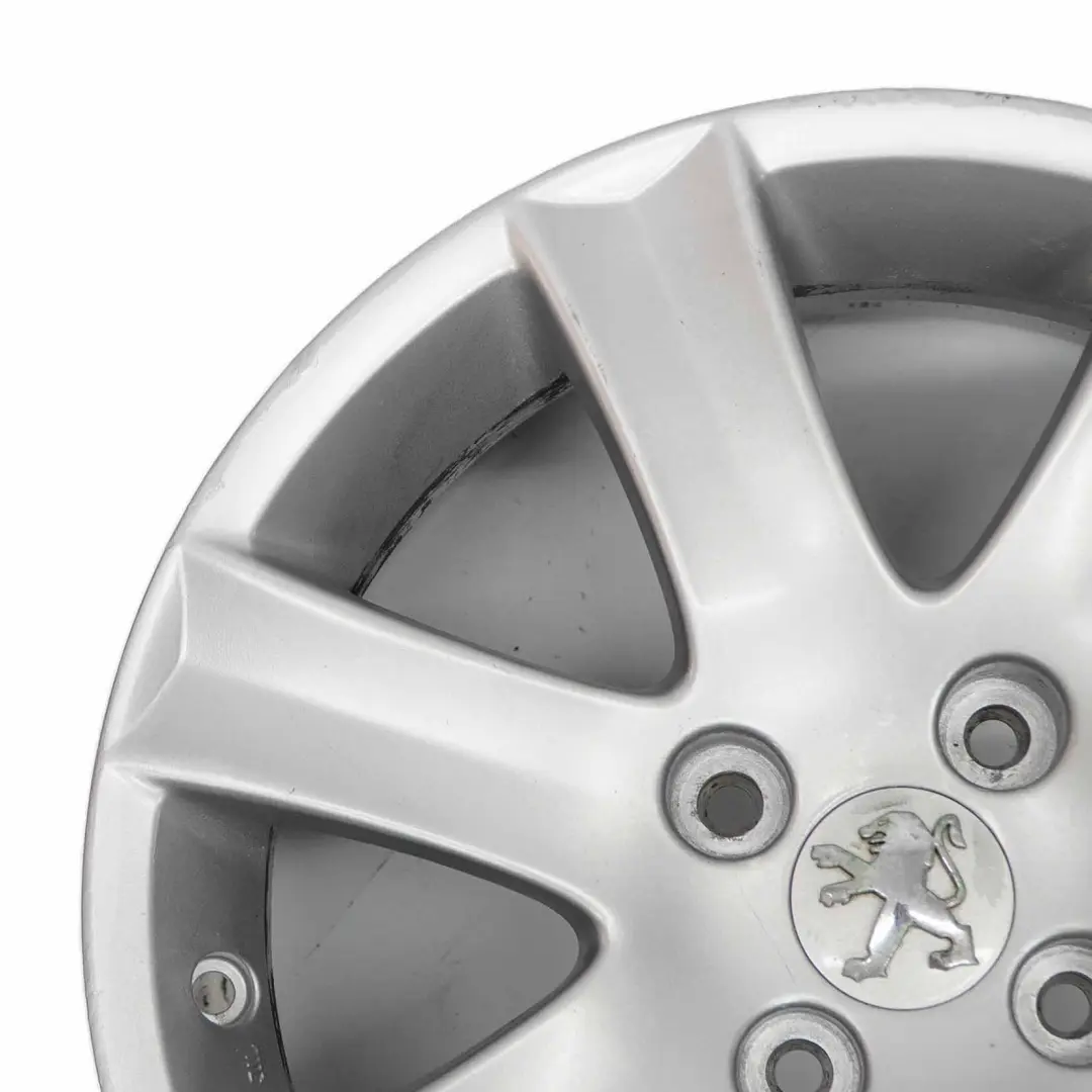 Peugeot 207 Silver Wheel Alloy Rim 16" 6J ET:27 - SKU 04322X-1 - Part number 04322X