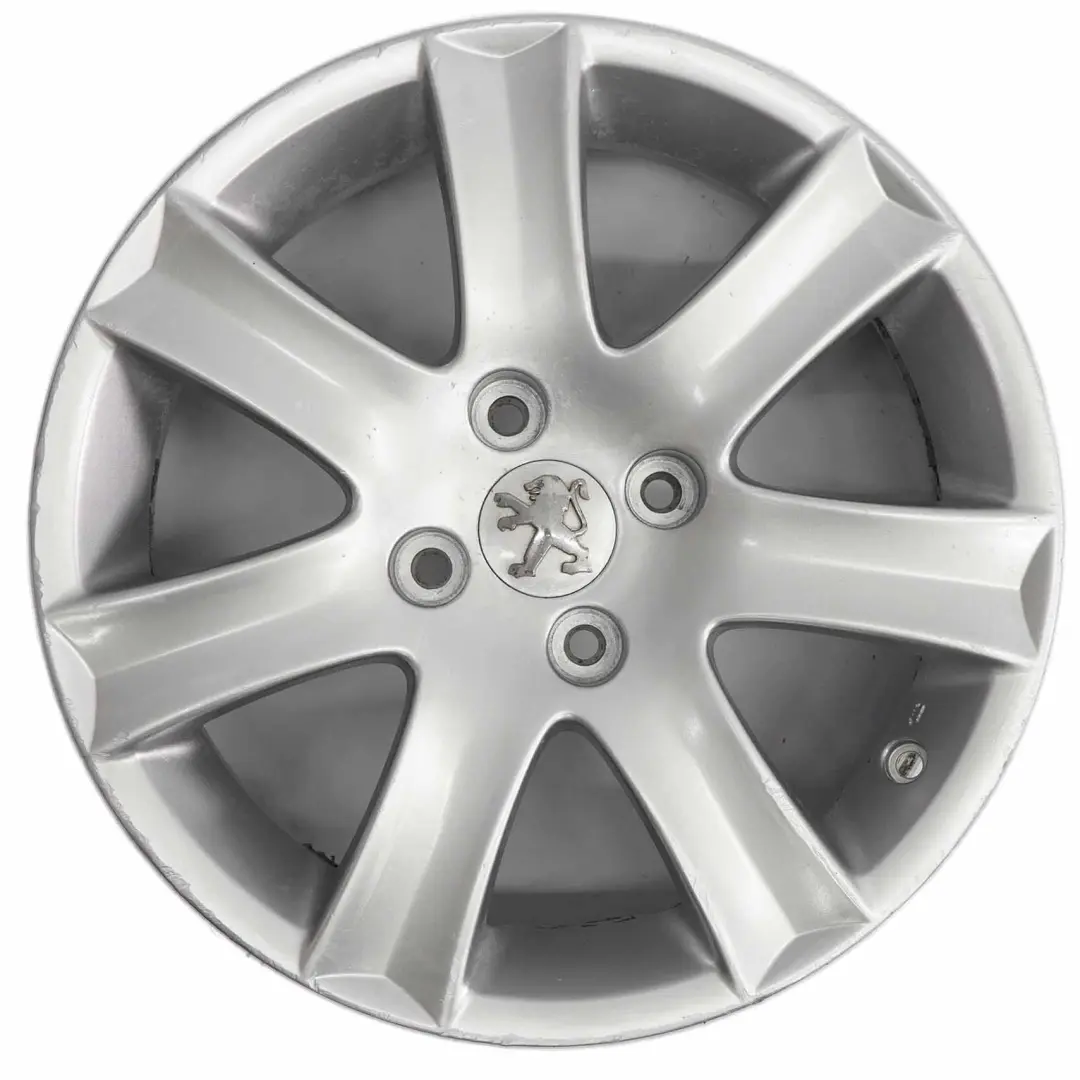 Peugeot 207 Jante Alliage Argent 16" 6J ET:27 - SKU 04322X-2 - Numéro de pièce 04322X