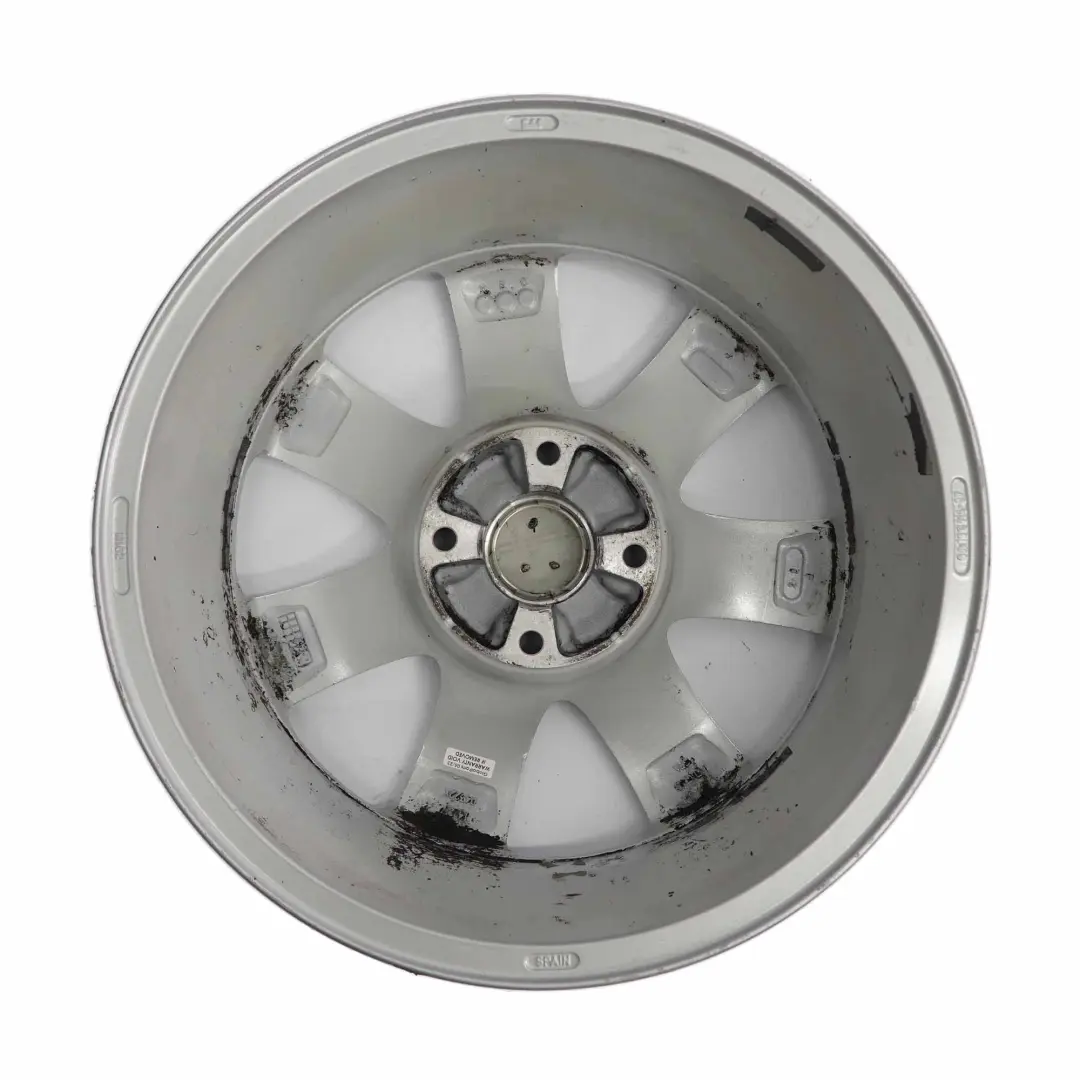 Peugeot 207 Silber Alufelge Alu Felge 16" 6J ET:27 - SKU 04322X-2 - Teilenummer 04322X