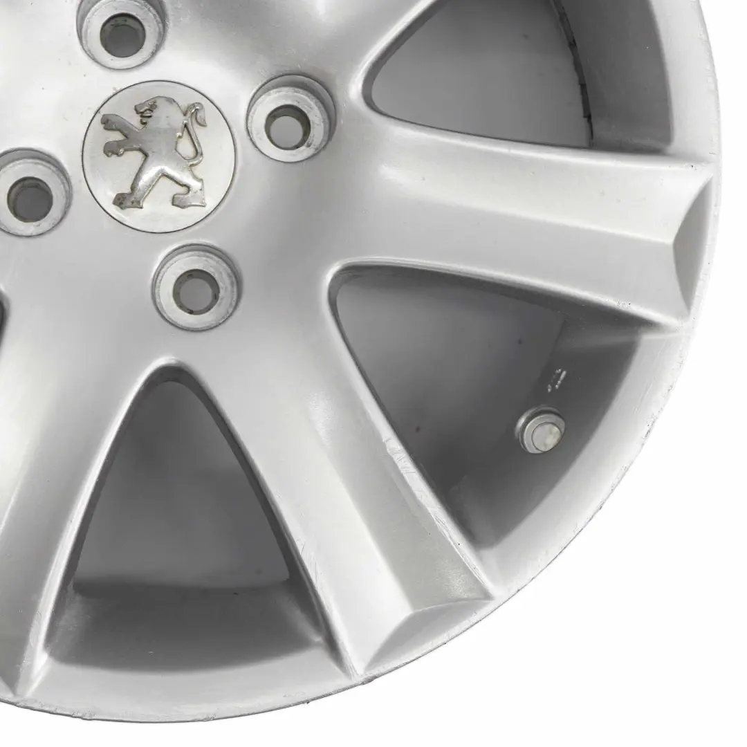 Peugeot 207 Silver Wheel Alloy Rim 16" 6J ET:27 - SKU 04322X-2 - Part number 04322X
