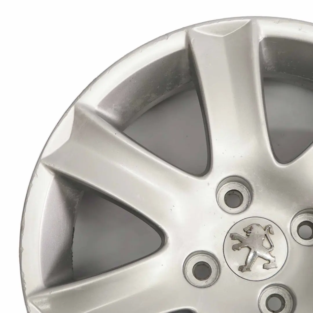 Peugeot 207 Silver Wheel Alloy Rim 16" 6J ET:27 - SKU 04322X-2 - Part number 04322X
