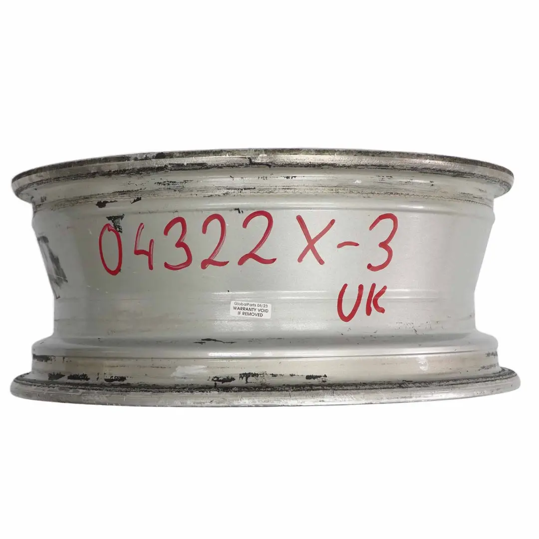 Alloy Rim 16" 6J ET:27 to Peugeot 207 Silver Wheel with Part number 04322X Peugeot 207 Silver Wheel Alloy Rim 16" 6J ET:27 - SKU 04322X-3 - Part number 04322X