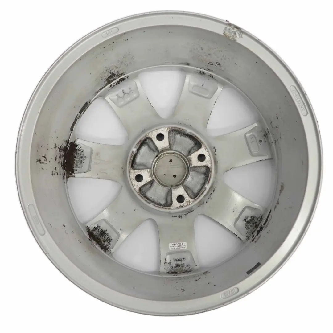 Alloy Rim 16" 6J ET:27 to Peugeot 207 Silver Wheel with Part number 04322X Peugeot 207 Silver Wheel Alloy Rim 16" 6J ET:27 - SKU 04322X-3 - Part number 04322X