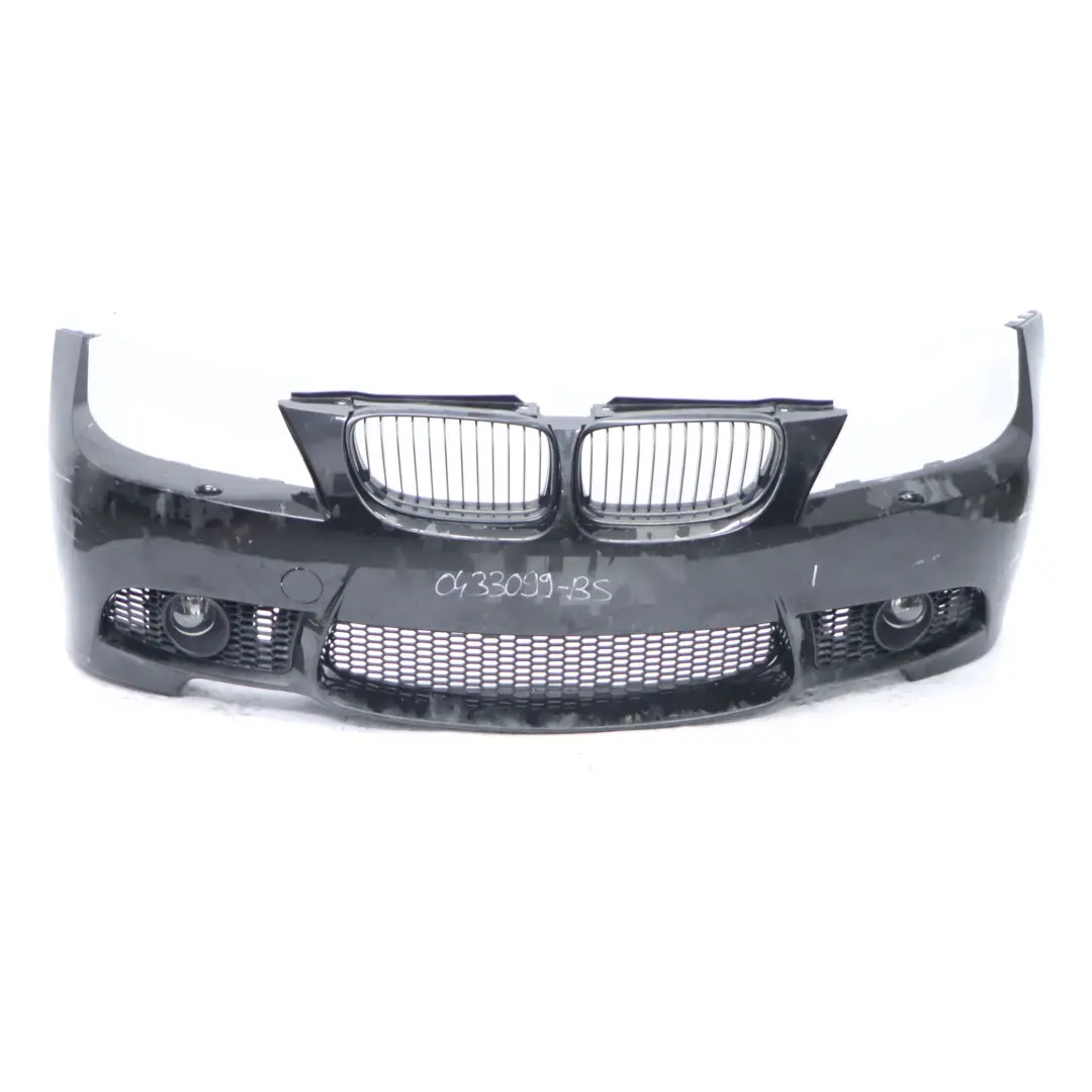 BMW E90 E92 Zderzak Przedni M3 Look Black Sapphire Czarny Metalik - 475 - SKU 0433099-BS - Numer Części 0433099