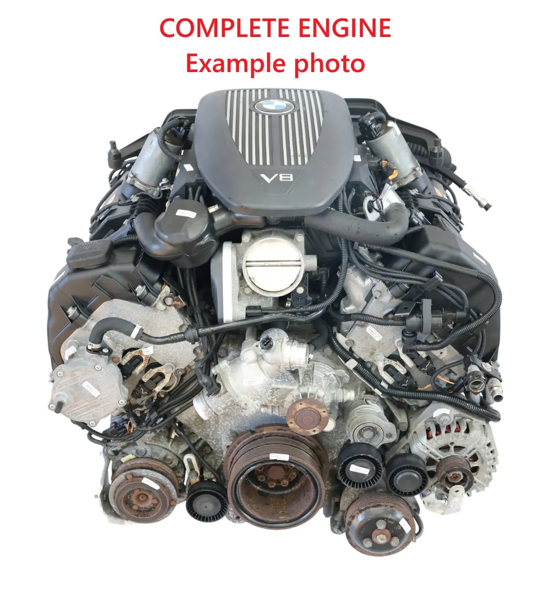BMW X5 E70 4.8i Petrol Bare Engine N62N N62B48B 355HP with 85k miles, WARRANTY - SKU 0439113 - Part number 0439113