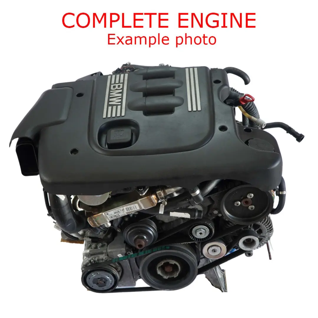 BMW E60 E61 520d Diesel M47N2 163HP Bare Engine 204D4 with 57k miles, WARRANTY - SKU 0441276 - Part number 0441276