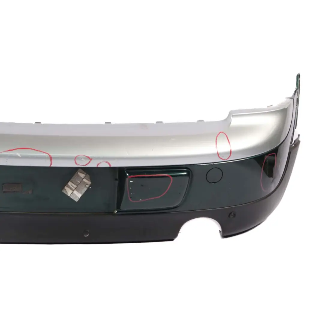 Bumper Complete Trim Panel British Racing Green - A67 to Mini Clubman R55 Rear with Part number 0442794 Mini Clubman R55 Rear Bumper Complete Trim Panel British Racing Green - A67 - SKU 0442794-BRG - Part number 0442794