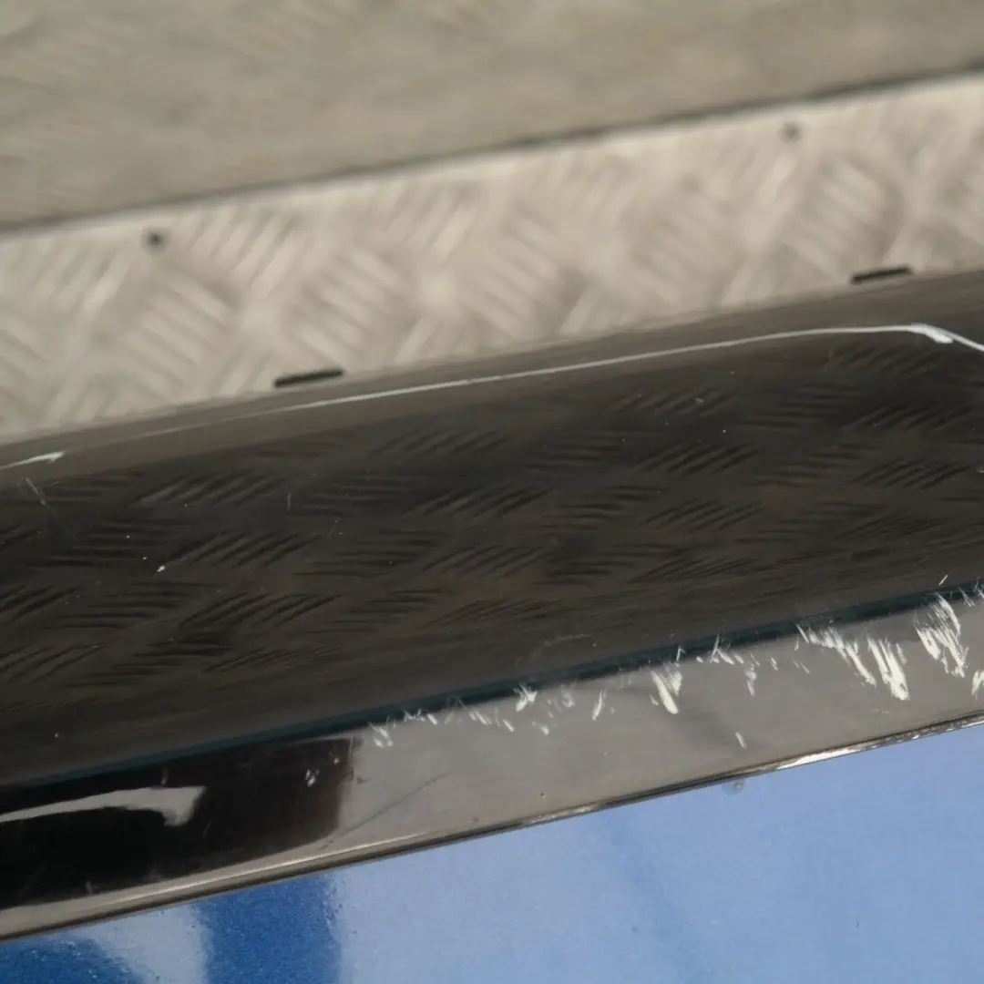Bumper Trim Panel Lightning Blue Metallic - A63 to Mini Clubman R55 Rear with Part number 0442794 Mini Clubman R55 Rear Bumper Trim Panel Lightning Blue Metallic - A63 - SKU 0442794-LB - Part number 0442794
