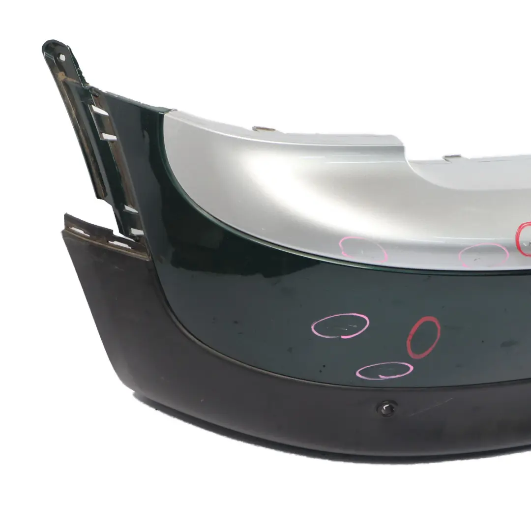 Bumper Mini Clubman R55 Cooper S Trim Panel British Racing Green - 895 to Rear with Part number 0442798 Rear Bumper Mini Clubman R55 Cooper S Trim Panel British Racing Green - 895 - SKU 0442798-BRG - Part number 0442798