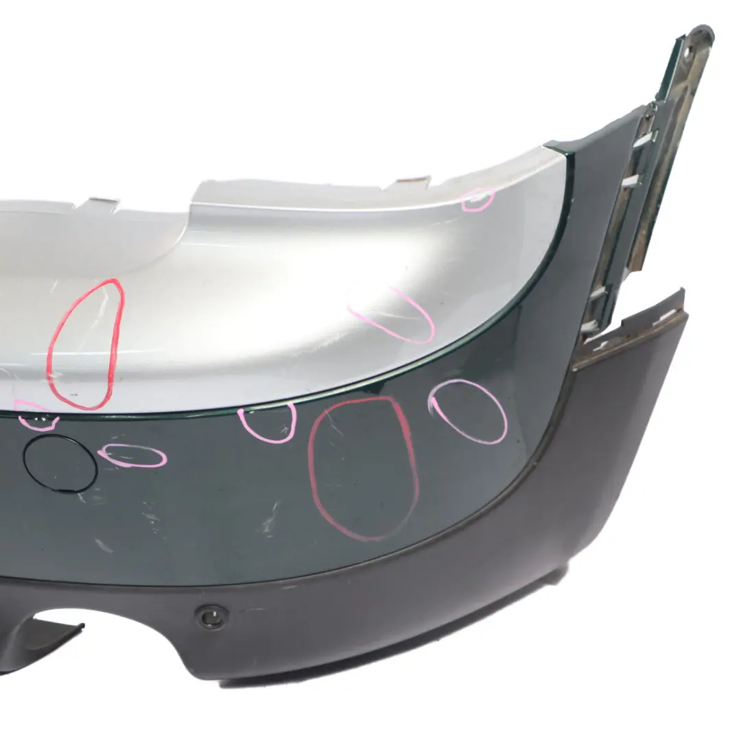 Bumper Mini Clubman R55 Cooper S Trim Panel British Racing Green - 895 to Rear with Part number 0442798 Rear Bumper Mini Clubman R55 Cooper S Trim Panel British Racing Green - 895 - SKU 0442798-BRG - Part number 0442798