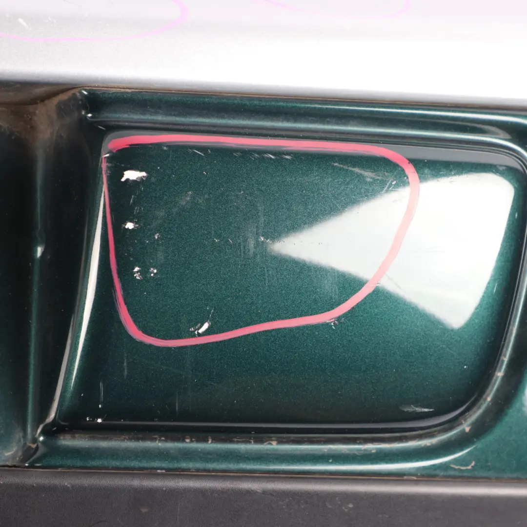 Bumper Mini Clubman R55 Cooper S Trim Panel British Racing Green - 895 to Rear with Part number 0442798 Rear Bumper Mini Clubman R55 Cooper S Trim Panel British Racing Green - 895 - SKU 0442798-BRG - Part number 0442798