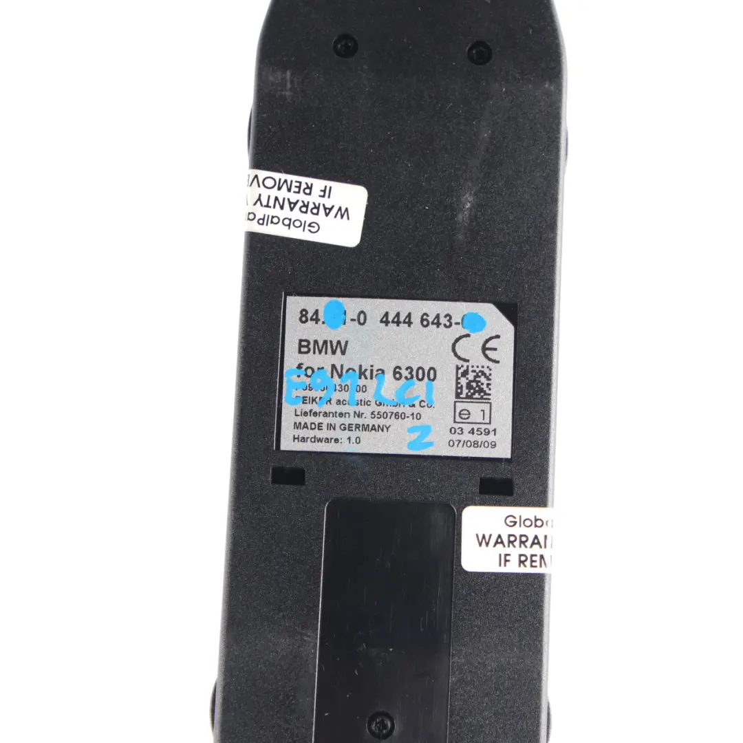  Adaptateur Snap In BMW E81 E87 E90 E91 E92 F20 F30 Téléphone - SKU 0444643 - Numéro de pièce 0444643