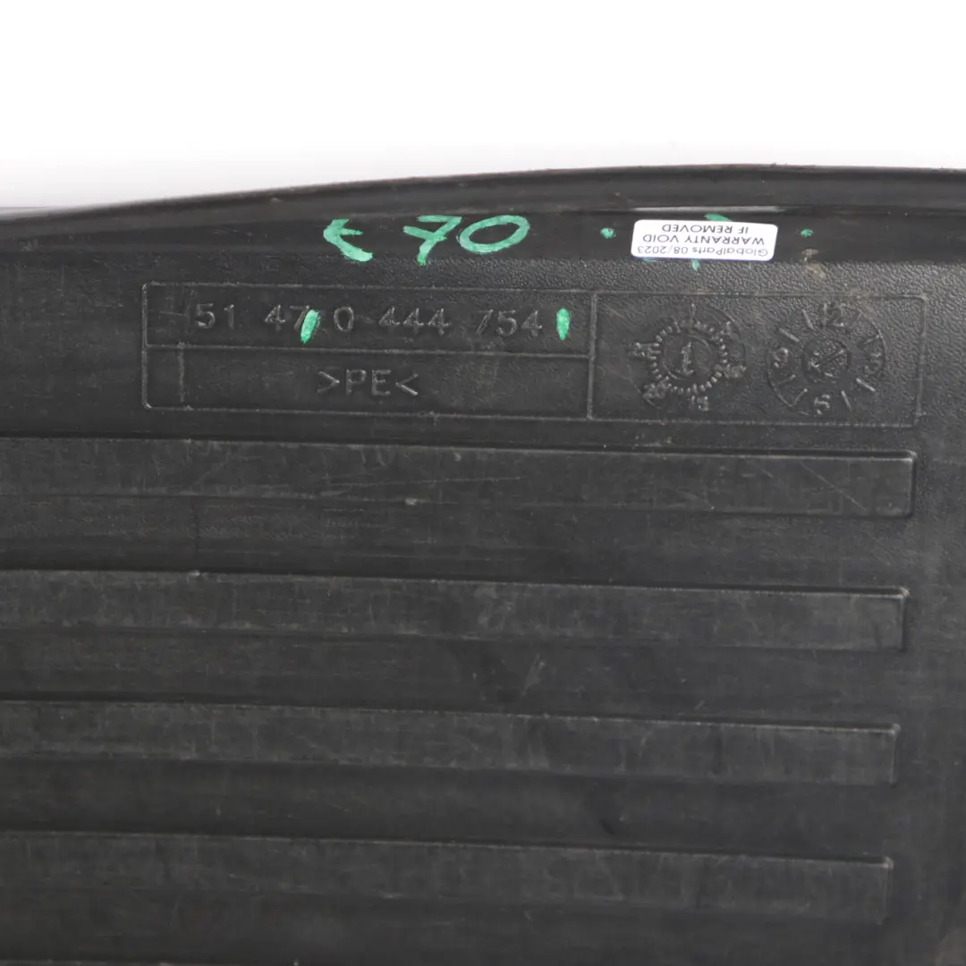 BMW X5 E70 Maletero Piso Alfombra Maletero Antracita - SKU 0444754 - Número de pieza 0444754