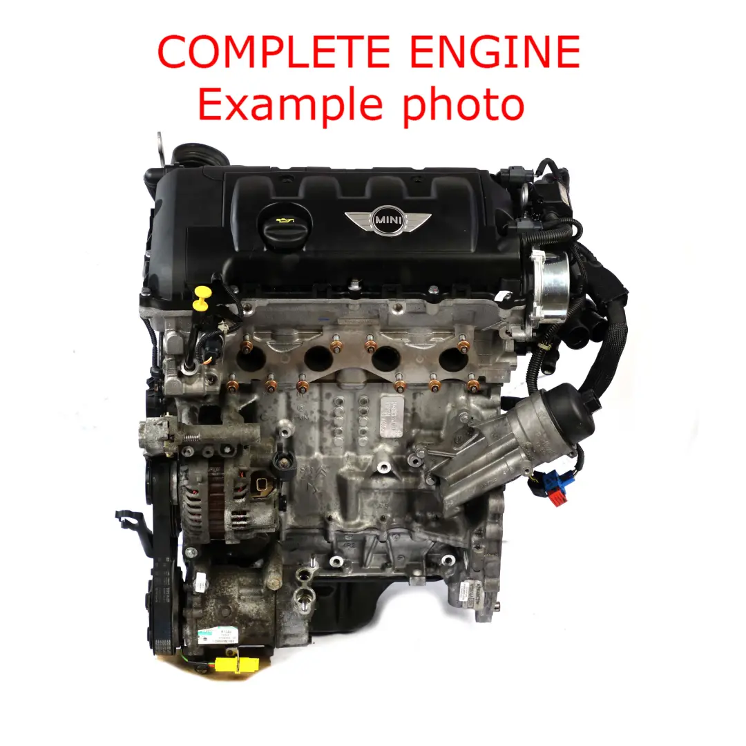 Essence N12 120PS Nue Moteur N12B16A 25 828 km, GARANTIE Mini Cooper R56 R55 - SKU 0444886-4 - Numéro de pièce 0444886