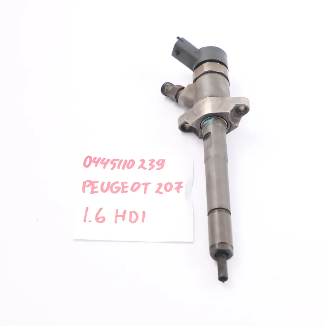 Peugeot 207 1.6 HDI Inyector de combustible Boquilla de inyección - SKU 0445110239 - Número de pieza 0445110239
