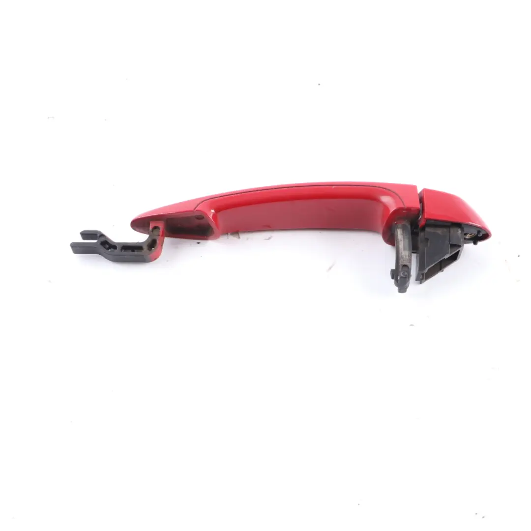 BMW E87 E90 Tirador Puerta Exterior Trasero Derecho Rojo Carmesí A61 - SKU 0445182-KAR - Número de pieza 0445182