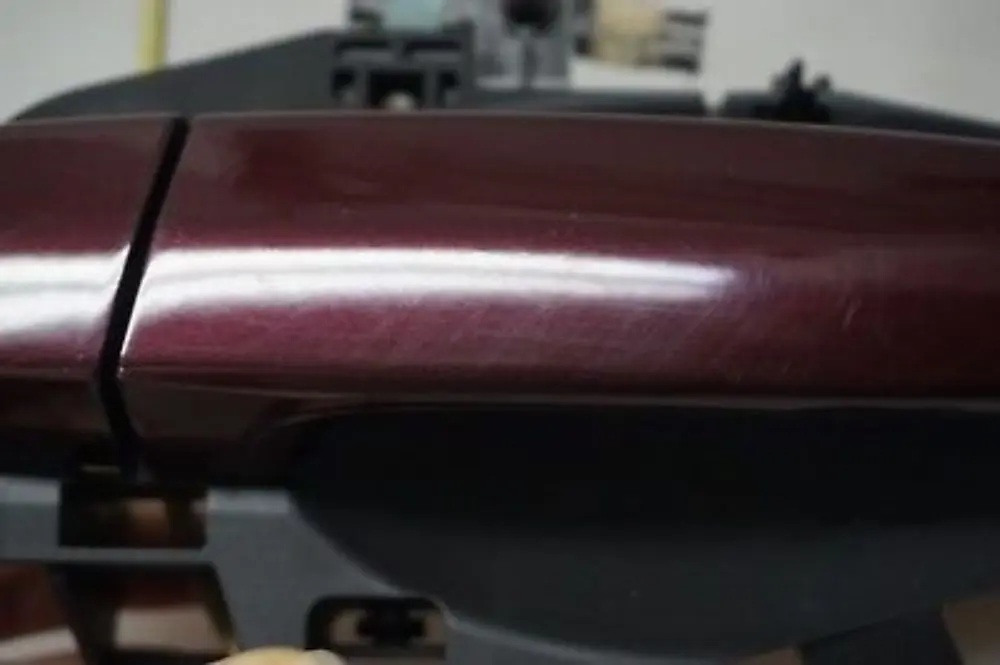 BMW 3 Series E90 E91 Complete Rear Left Grab Handle N/S Barberarot Rot Red A39 - SKU 0445185-BAR - Part number 7060299