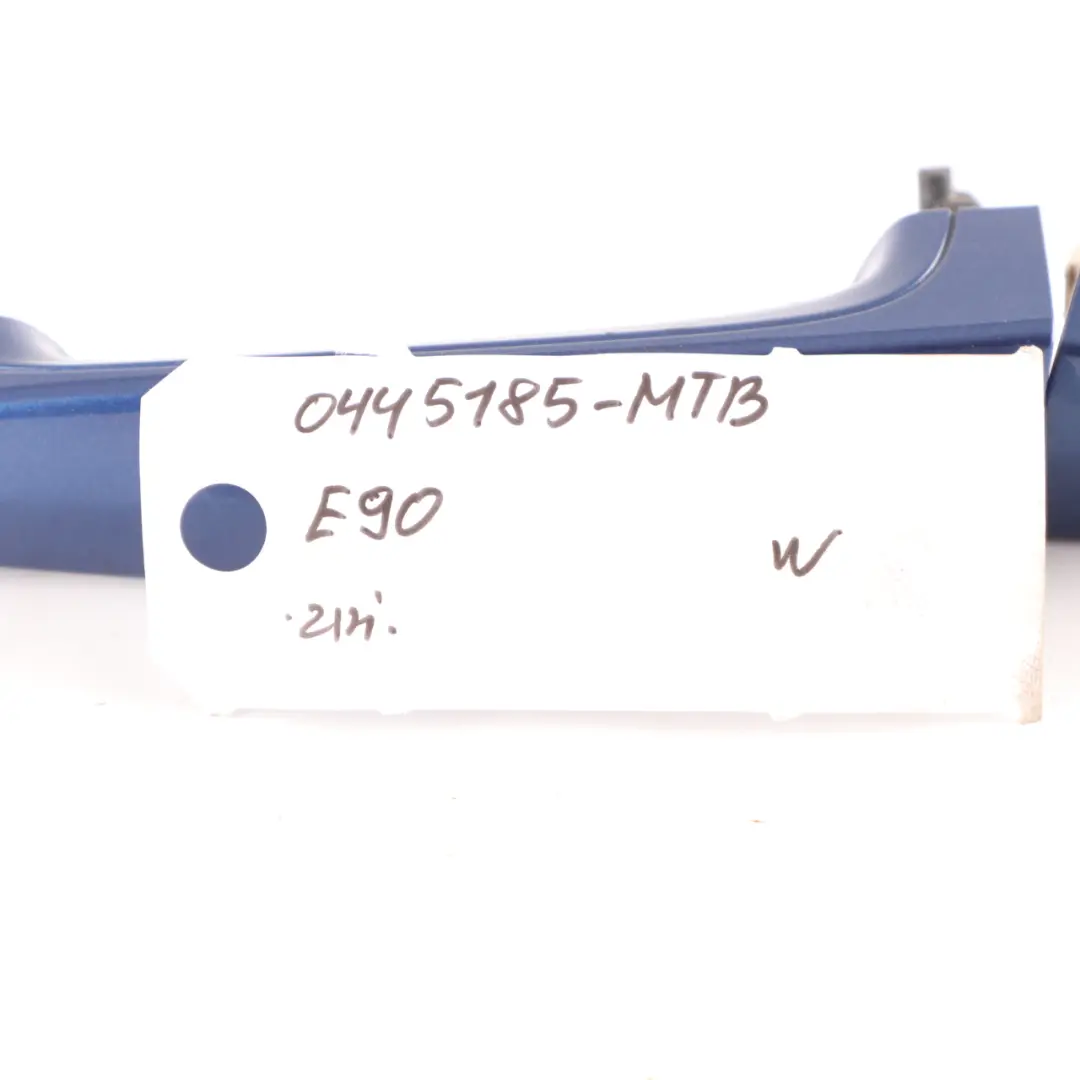 Grab Handle BMW E90 F20 F30 Door Front Left N/S Montegoblau Blue Metallic - A51 to with Part number 0445185 Grab Handle BMW E90 F20 F30 Door Front Left N/S Montegoblau Blue Metallic - A51 - SKU 0445185-MTB - Part number 0445185