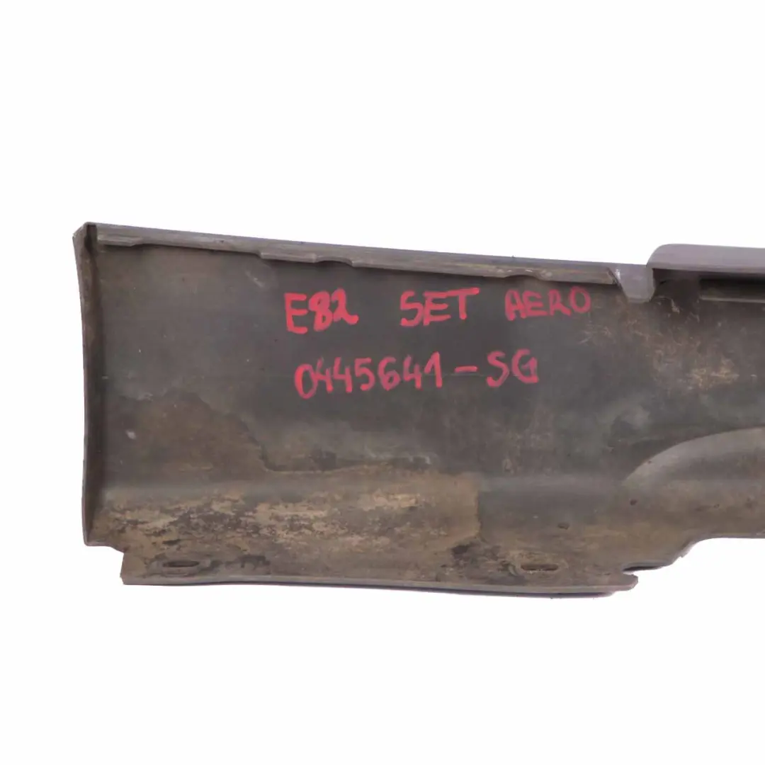 BMW E81 E82 Side Skirt Aero Sill Strip Left Right Set Sparkling Graphite - A22 - SKU 0445641-SG - Part number 0445641