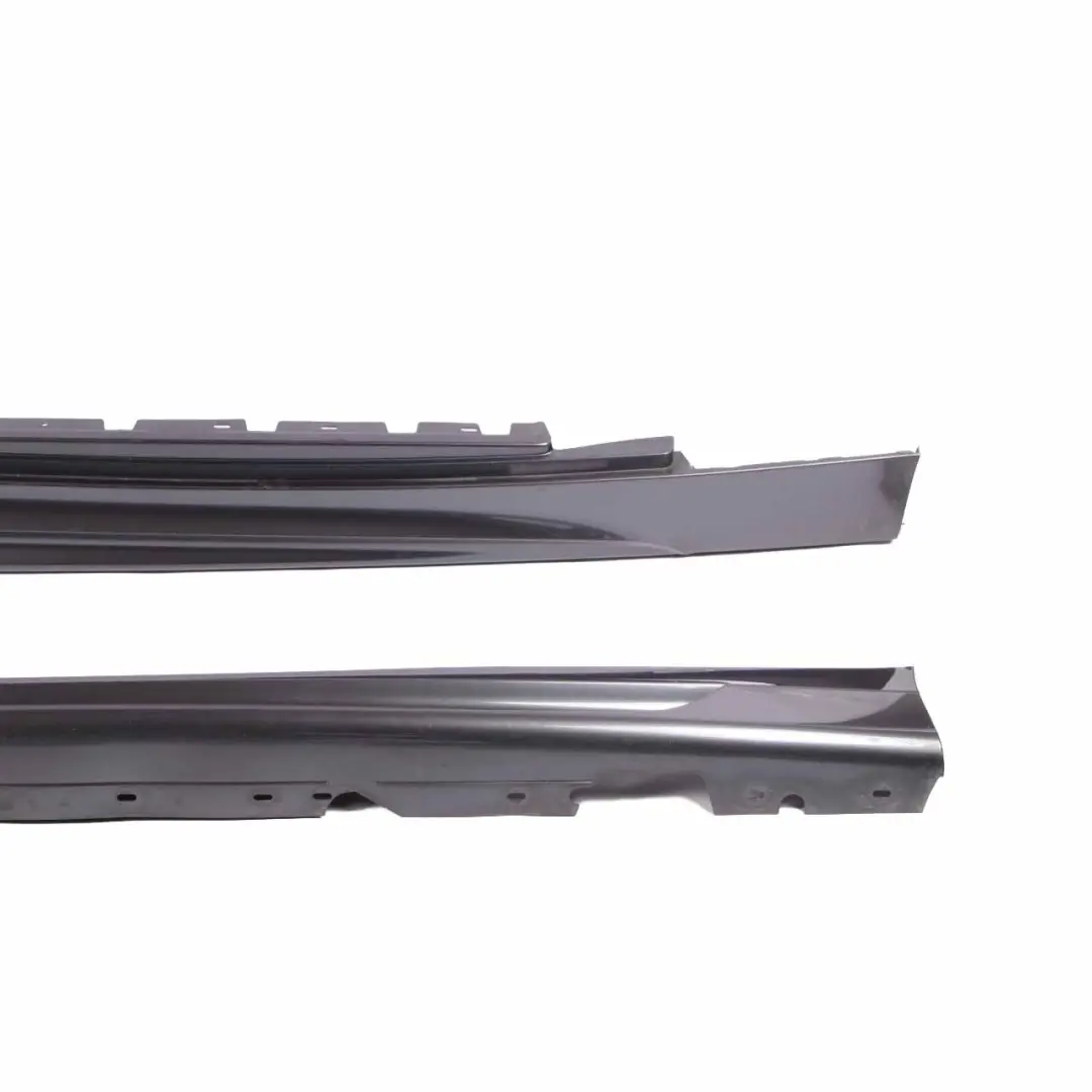 BMW E81 E82 Side Skirt Aero Sill Strip Left Right Set Sparkling Graphite - A22 - SKU 0445641-SG - Part number 0445641