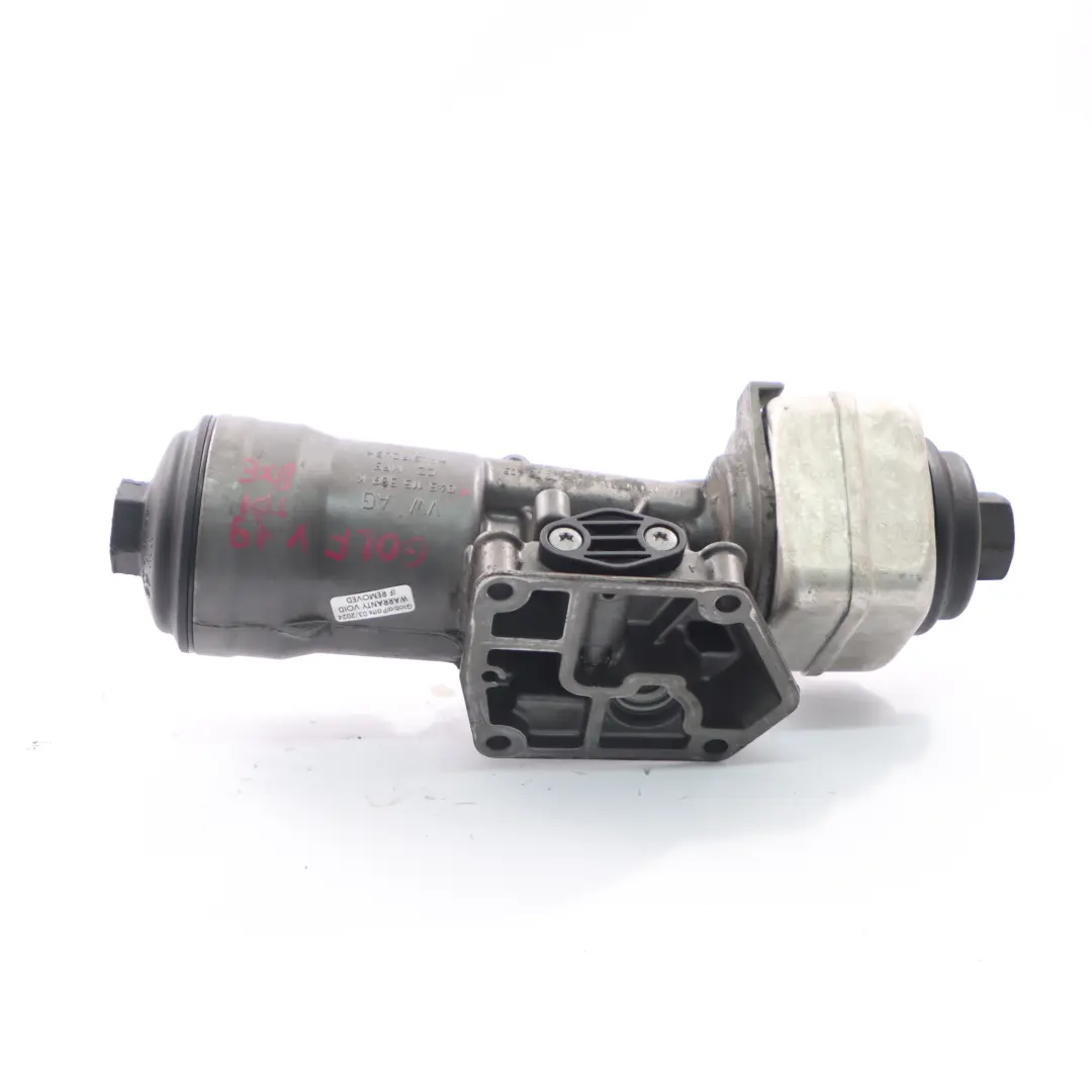 BXE Podstawa Obudowa Filtra Oleju do Volkswagen Golf 5 TDI o numerze 045115389K Volkswagen Golf 5 TDI BXE Podstawa Obudowa Filtra Oleju - SKU 045115389K - Numer Części 045115389K