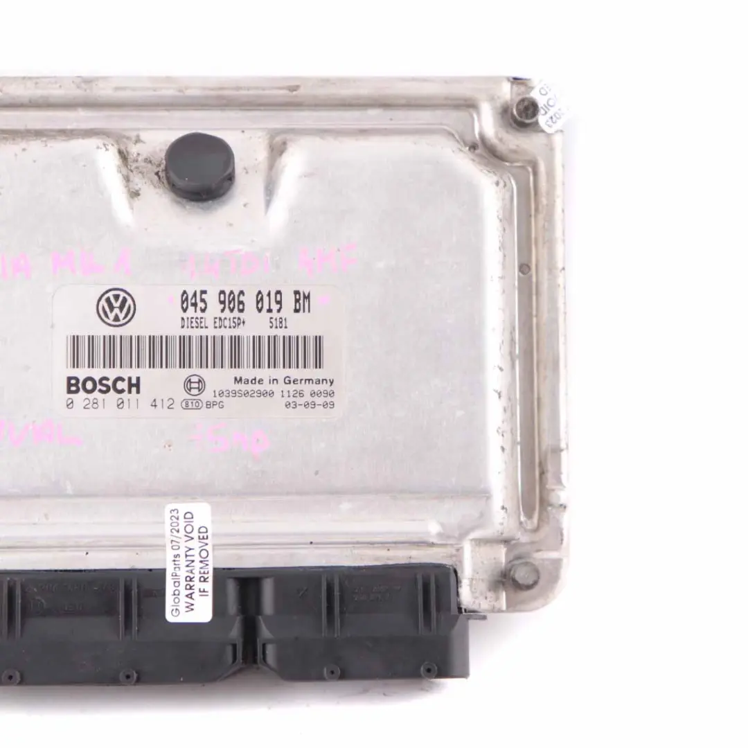 Skoda Fabia MK1 1.4 TDI AMF 75HP Engine Control Unit ECU Manual - SKU 045906019BM - Part number 045906019BM