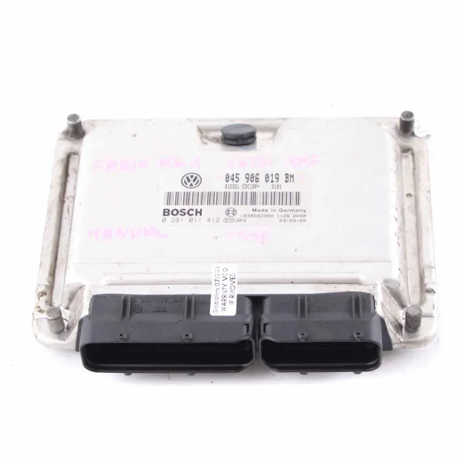 MK1 1.4 TDI AMF 75HP Engine Control Unit ECU Manual to Skoda Fabia with Part number 045906019BM Skoda Fabia MK1 1.4 TDI AMF 75HP Engine Control Unit ECU Manual - SKU 045906019BM - Part number 045906019BM