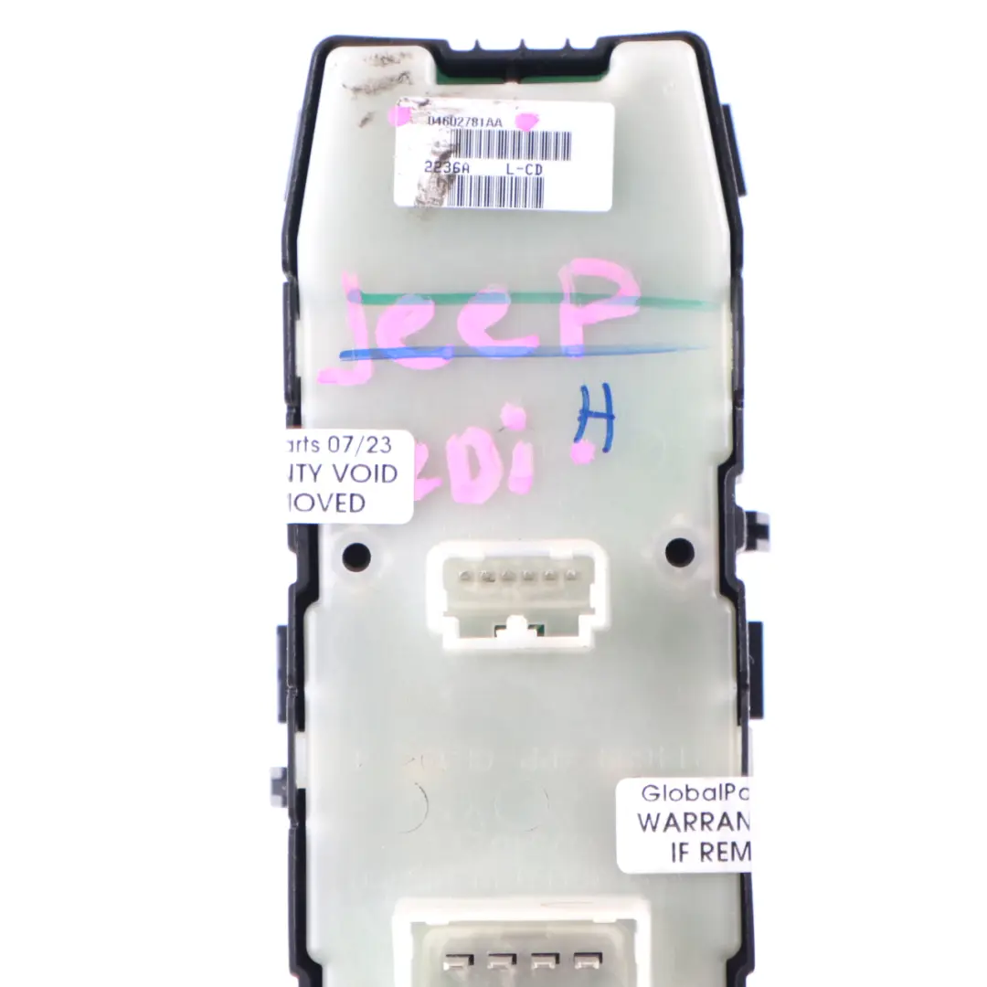  Window Lifter Switch Land Rover Range Rover L320 Driver's Side - SKU 04602781AA - Part number 04602781AA