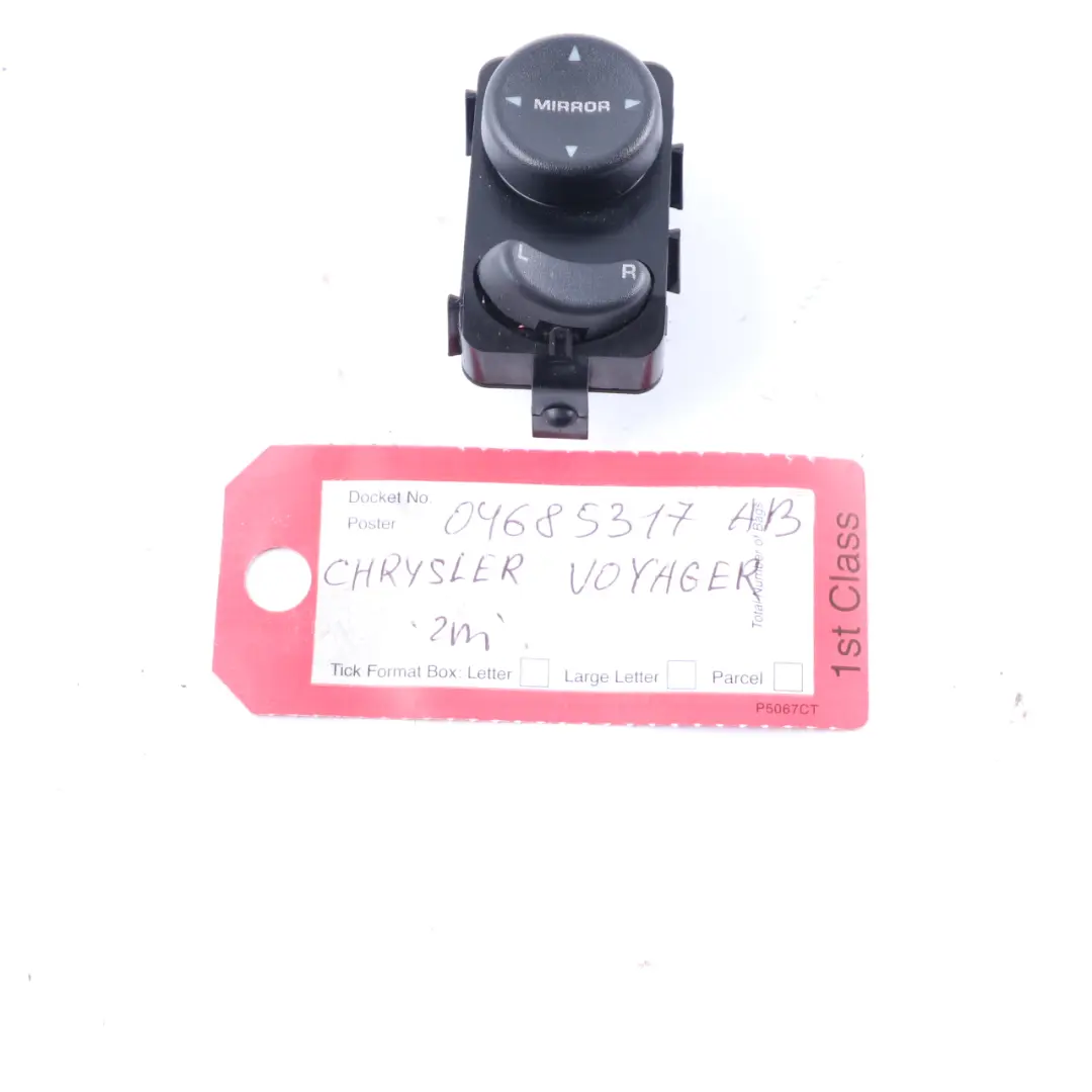 Mirror Adjustment Switch Control Unit to Chrysler Grand Voyager Electric with Part number 04685317AB Chrysler Grand Voyager Electric Mirror Adjustment Switch Control Unit - SKU 04685317AB - Part number 04685317AB