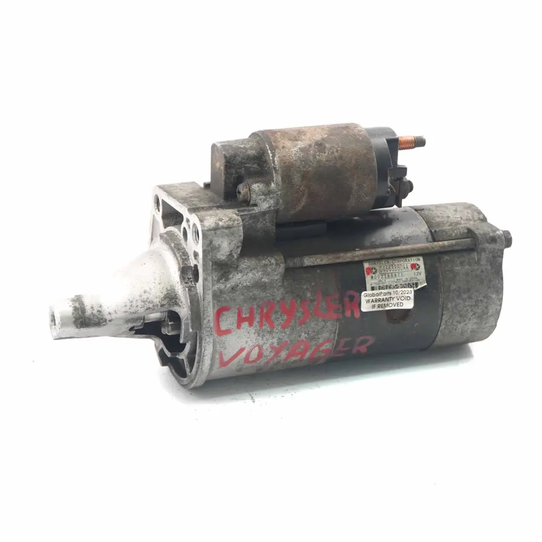 Chrysler Grand Voyager Diesel Engine 2.8 CRD Starter Motor - SKU 04868860AA - Part number 04868860AA