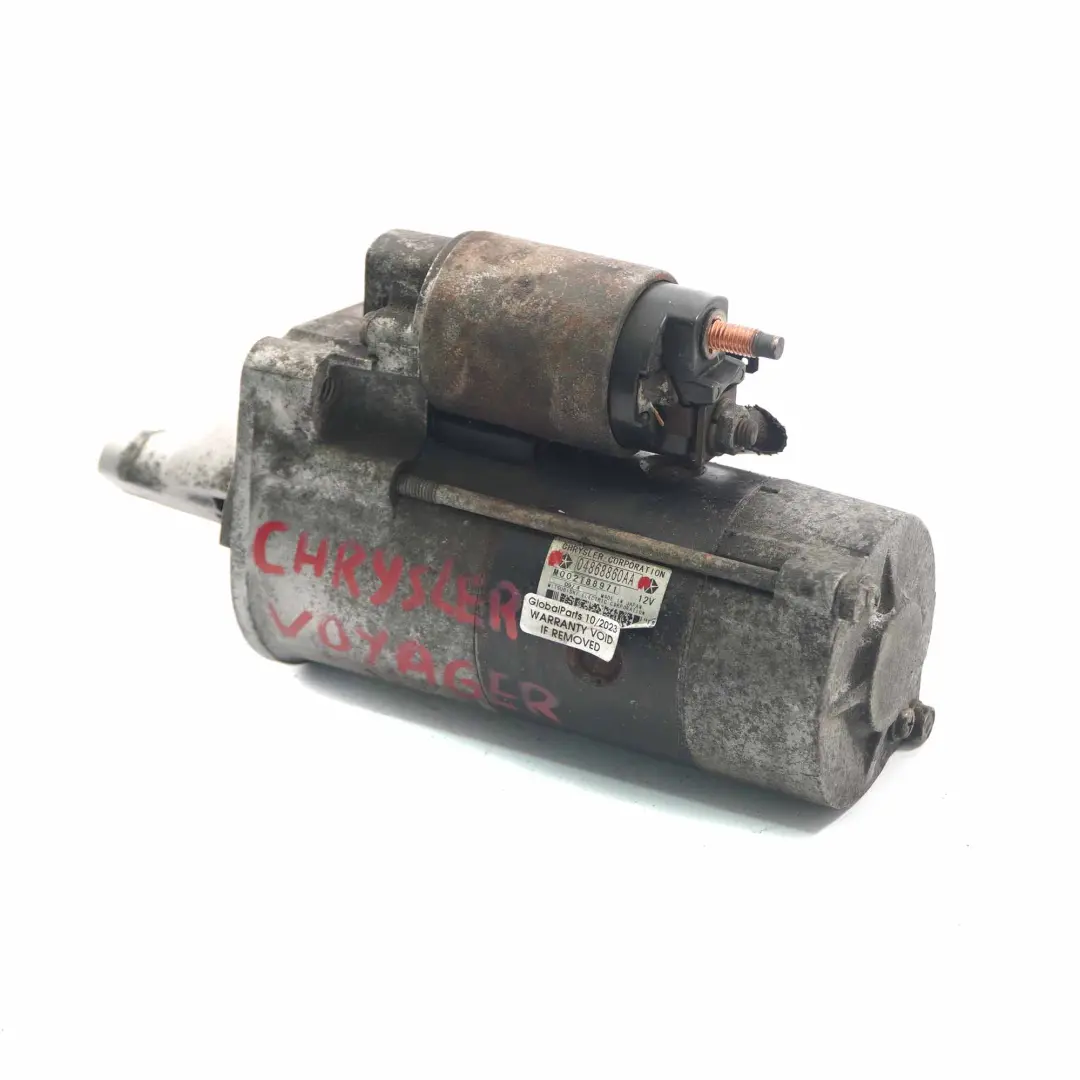 Dieselmotor 2.8 CRD Anlasser für Chrysler Grand Voyager mit Teilenummer 04868860AA Chrysler Grand Voyager Dieselmotor 2.8 CRD Anlasser - SKU 04868860AA - Teilenummer 04868860AA