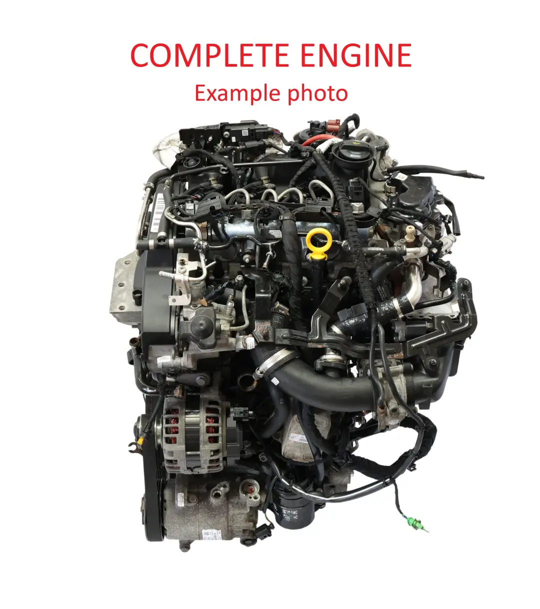 Mk5 Seat Ibiza 4 1.4 TDI Bare Engine CUSA 75HP 65k, WARRANTY to VW Volkswagen Polo with Part number 04B100090 VW Volkswagen Polo Mk5 Seat Ibiza 4 1.4 TDI Bare Engine CUSA 75HP 65k, WARRANTY - SKU 04B100090 - Part number 04B100090