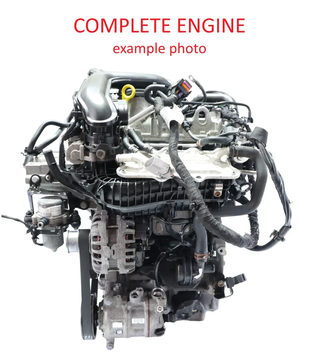 Seat Ibiza Mk5 VW Polo Mk6 Bare Engine 1.0 TSI DKJA 115HP 79k miles, WARRANTY - SKU 04C100032PX - Part number 04C100032PX