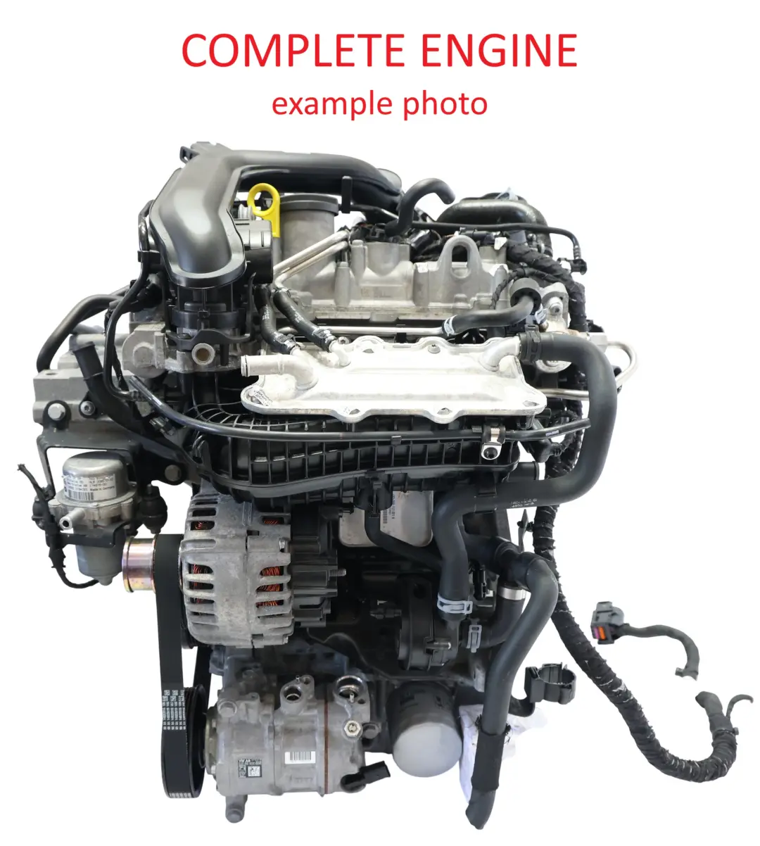 Audi A1 GB A3 8V VW Polo Mk6 Moteur Nu DKRF 1.0 TSI 115CV 49 000km, GARANTIE - SKU 04C100098K - Numéro de pièce 04C100098K