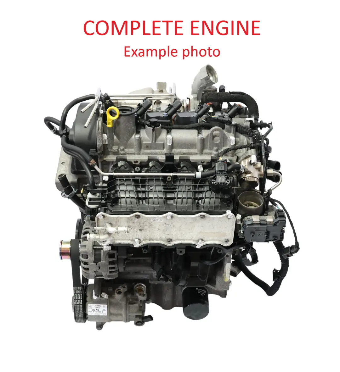 Volkswagen Polo 6R Seat Ibiza 6J 1.2 TSI 90PS Nackter Motor CJZC 109TKM GARANTIE - SKU 04E100031B - Teilenummer 04E100031B