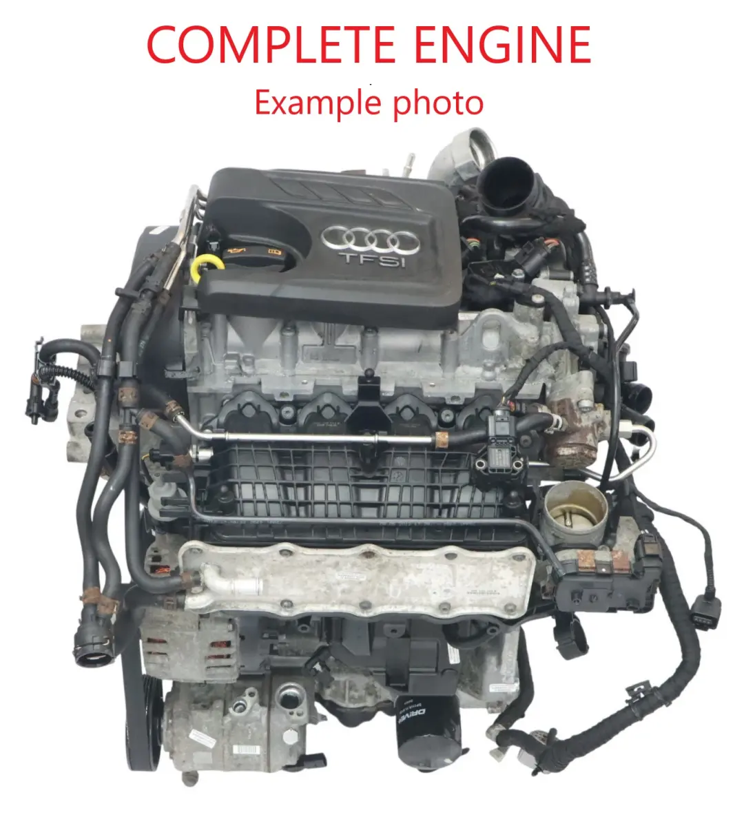 5F 1.4 TFSI TSI Bare Engine CMBA 122HP WARRANTY Audi A3 8V VW Golf Mk7 Seat Leon - SKU 04E100031N - Part number 04E100031N