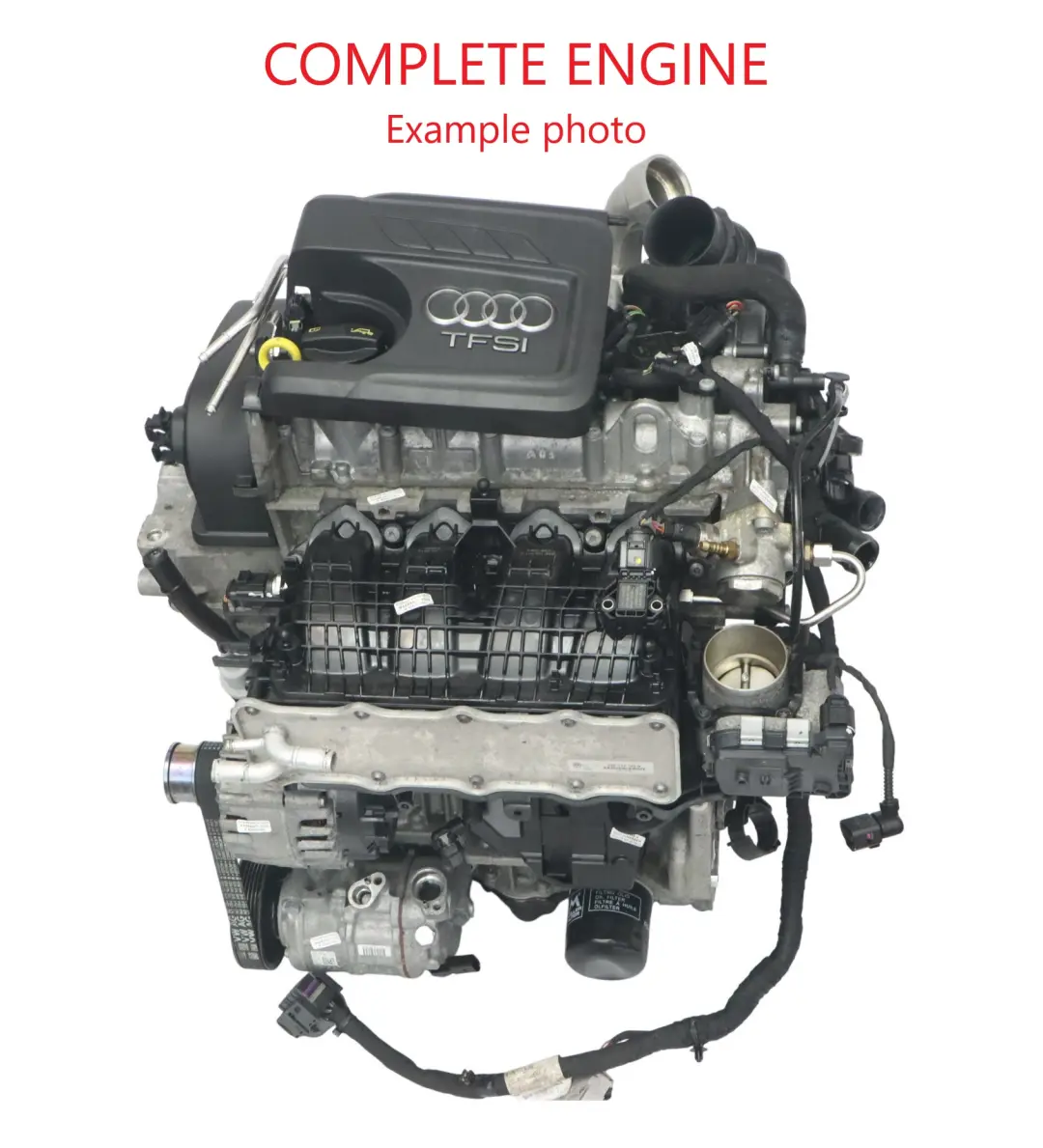 5F 1.4 TFSI Motor Desnudo CXSA 122HP GARANTÍA para Audi A3 8V VW Golf Mk7 Seat Leon con número de pieza 04E100033S Audi A3 8V VW Golf Mk7 Seat Leon 5F 1.4 TFSI Motor Desnudo CXSA 122HP GARANTÍA - SKU 04E100033S - Número de pieza 04E100033S