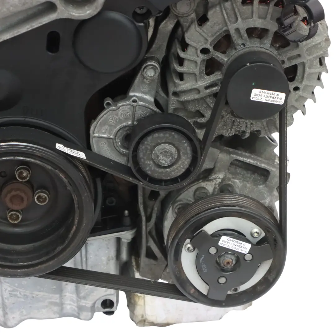 Audi A3 8V 1.6 TDI Diesel Complete Engine CRKB 110HP with 99k miles, WARRANTY - SKU 04L100031F-1 - Part number 04L100031F