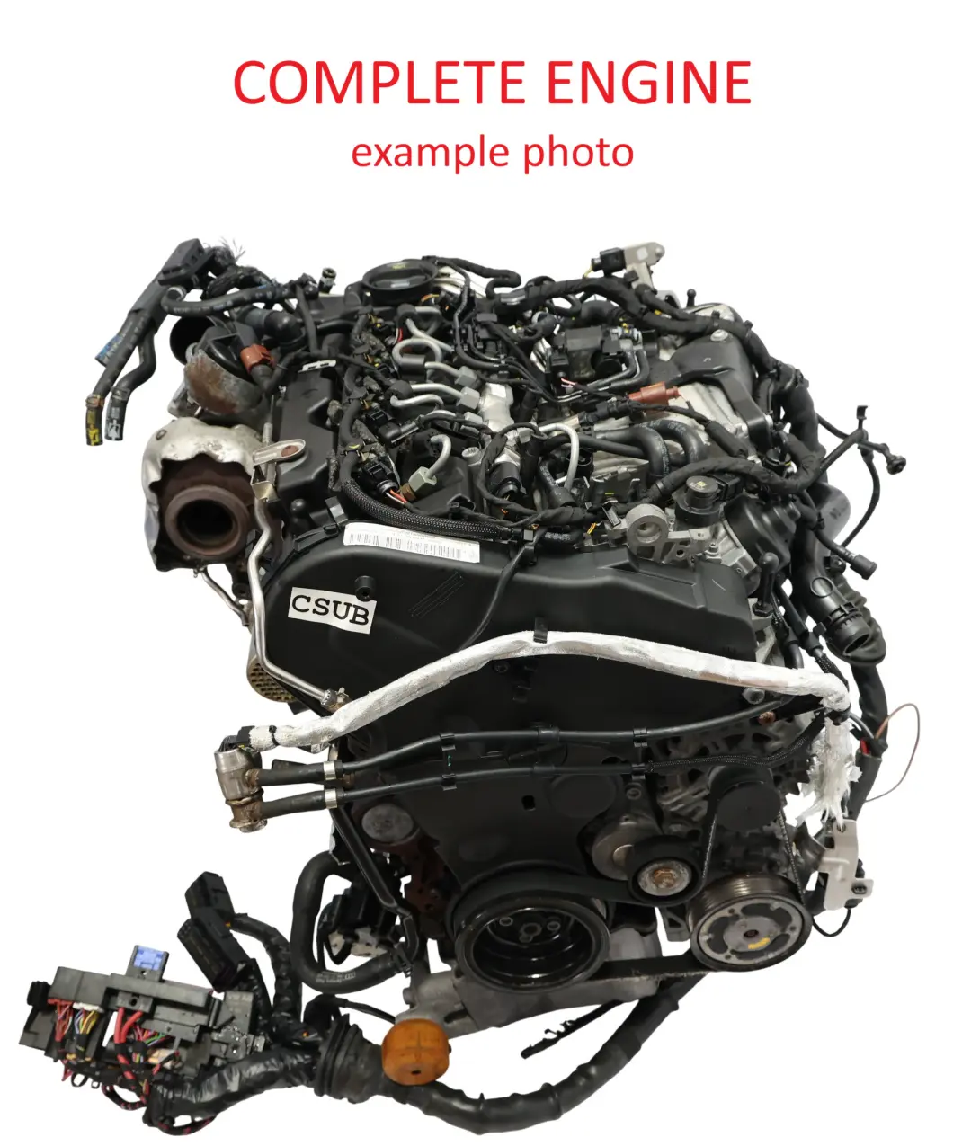 Audi A4 B8 A5 8T Q5 8R Silnik Goły Słupek CSUB 2.0 TDI 136KM - SKU 04L100031P - Numer Części 04L100031P