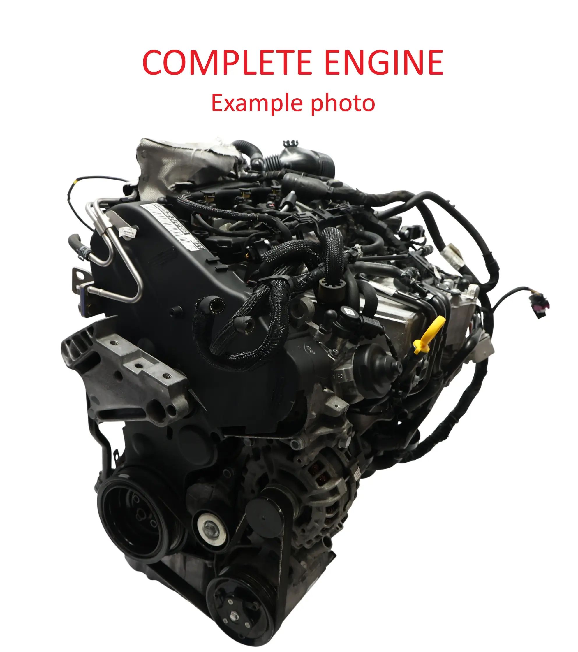 VW Golf MK6 Caddy MK4 Skoda Yeti 5L Motor Desnudo CUUB 2.0 TDI 150HP GARANTÍA