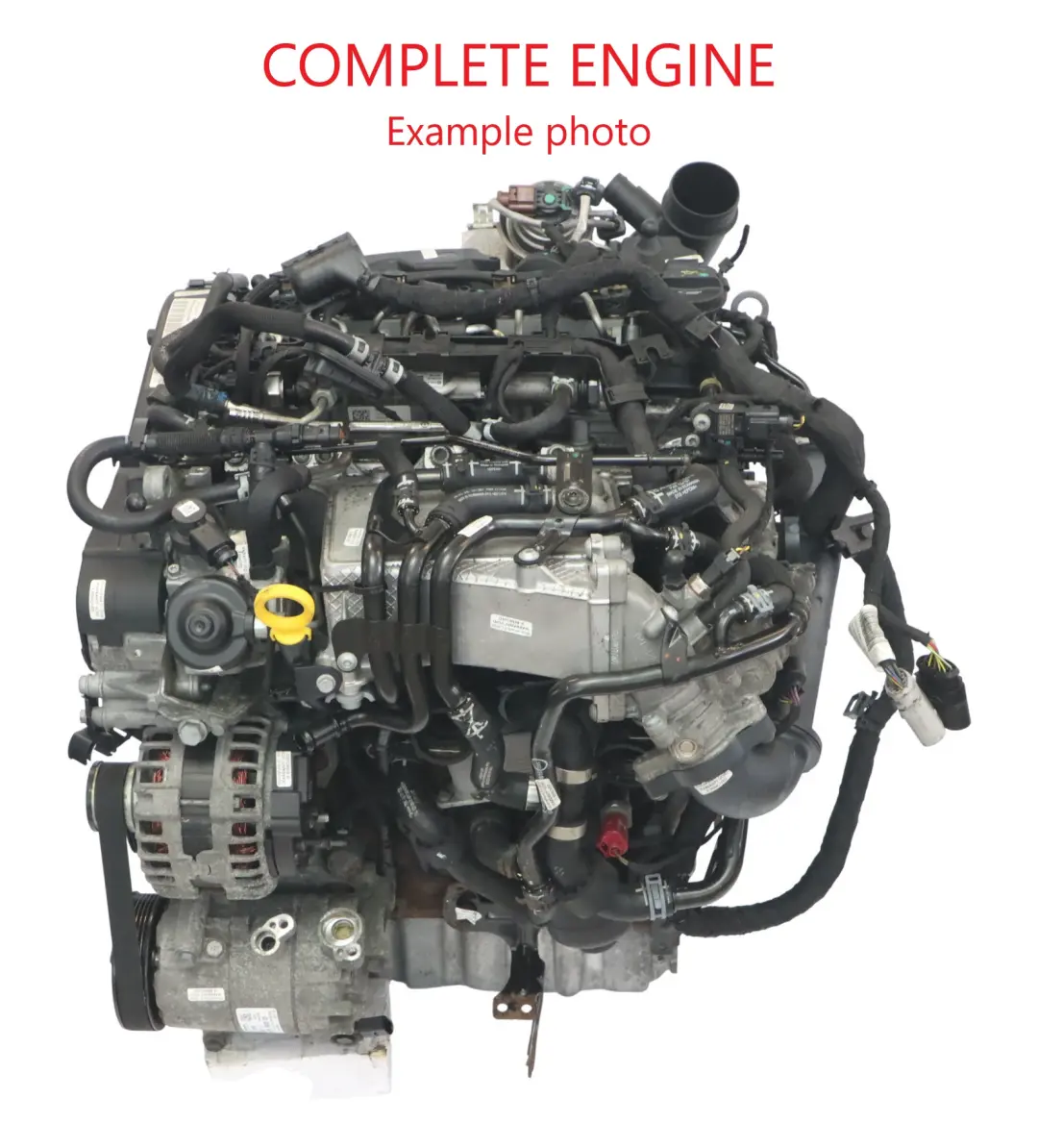 Audi A1 8X Skoda Rapid NH 1.6 TDI Nackter Motor CXMA 115PS 159TKM, GARANTIE - SKU 04L100034M - Teilenummer 04L100034M