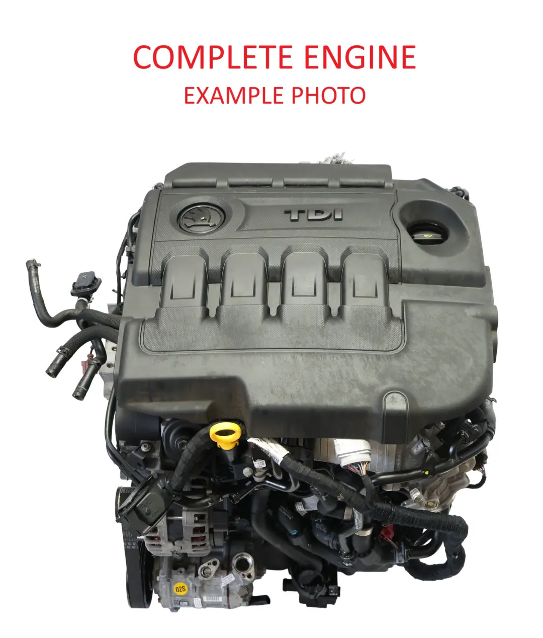 VW Passat B8 Skoda Superb 3V Bare Engine DFEA 2.0 TDI 150HP 69k miles, WARRANTY - SKU 04L100036M - Part number 04L100036M
