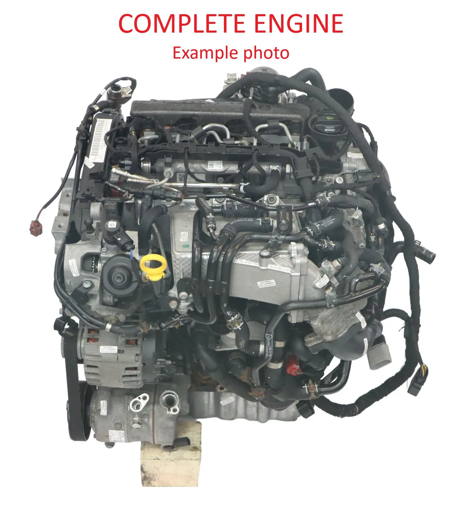 VW Tiguan 5N Seat Alhambra Audi Q3 8U 2.0 TDI Motor Desnudo CUWA 94k km GARANTÍA