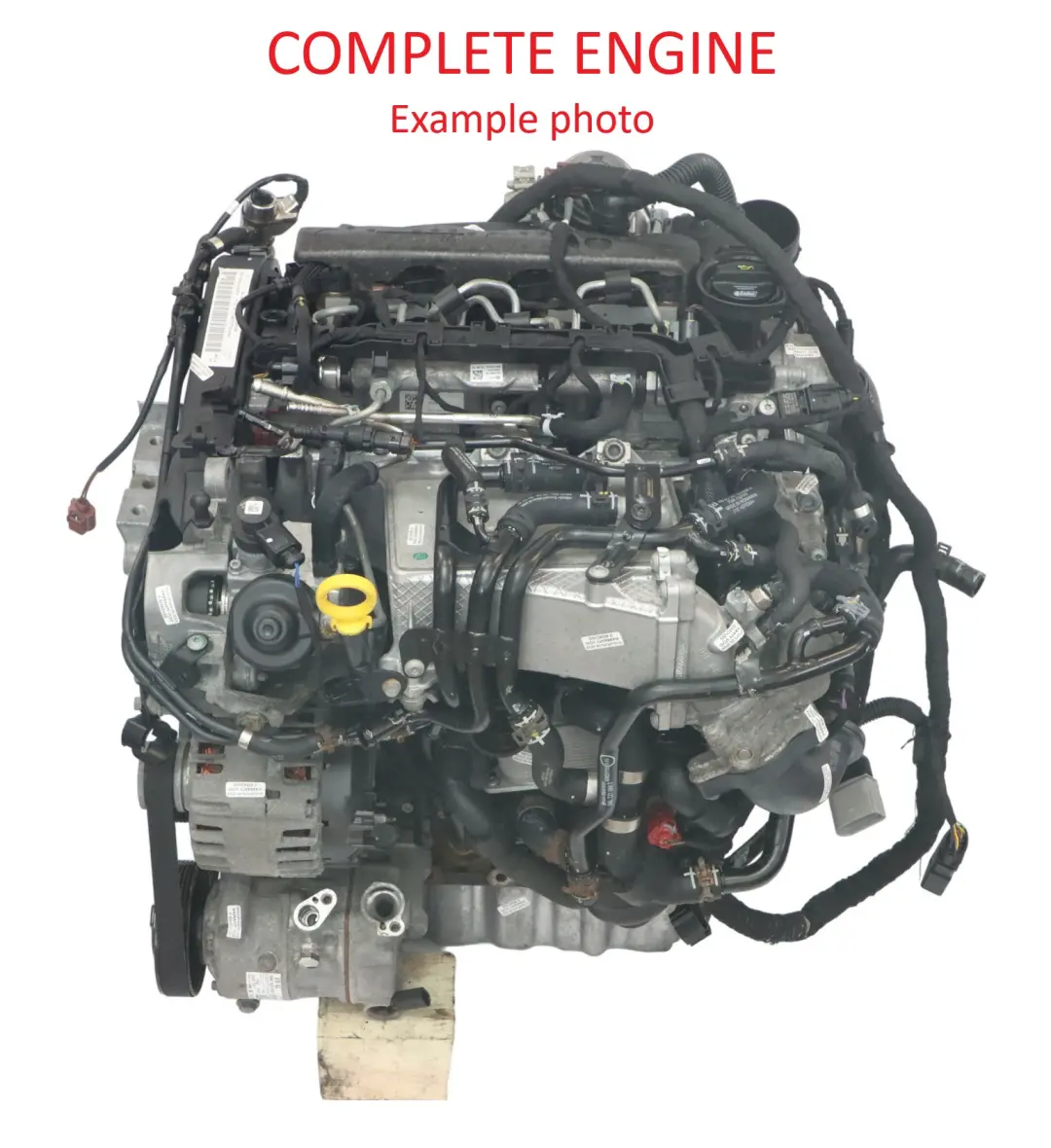 VW Tiguan 5N Seat Alhambra Audi Q3 8U 2.0 TDI Motor Desnudo CUWA 94k km GARANTÍA - SKU 04L100090L - Número de pieza 04L100090L