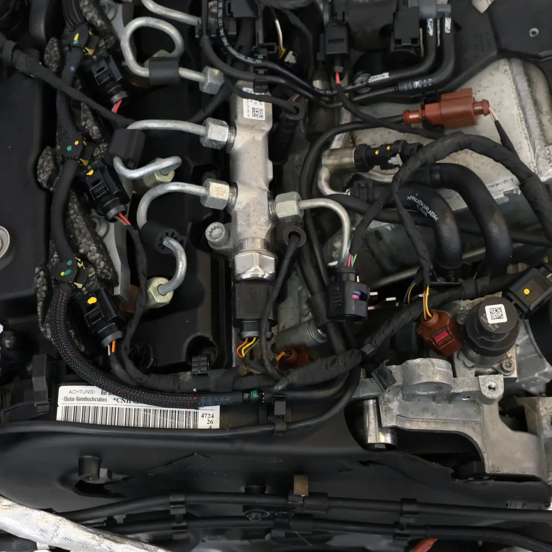 Bare Engine CNHC 163HP with 99k miles, WARRANTY Audi A4 B8 A5 8T Q5 8R 2.0 TDI - SKU 04L100091A-2 - Part number 04L100091A
