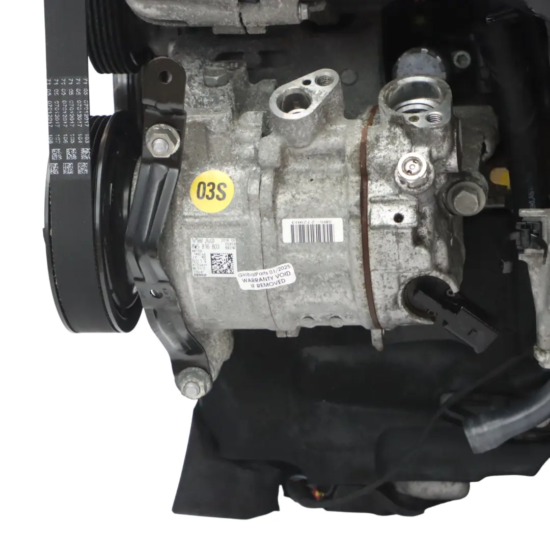 Bare Engine DETA 190HP 59k, WARRANTY Audi A4 B9 A5 F5 Q5 FY 2.0 TDI Diesel - SKU 04L100091C - Part number 04L100091C
