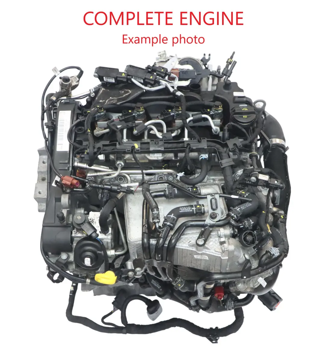 Audi Q3 8U 2.0 TDI Diesel Bare Engine DFTA 150HP with 47k miles, WARRANTY - SKU 04L100092G - Part number 04L100092G