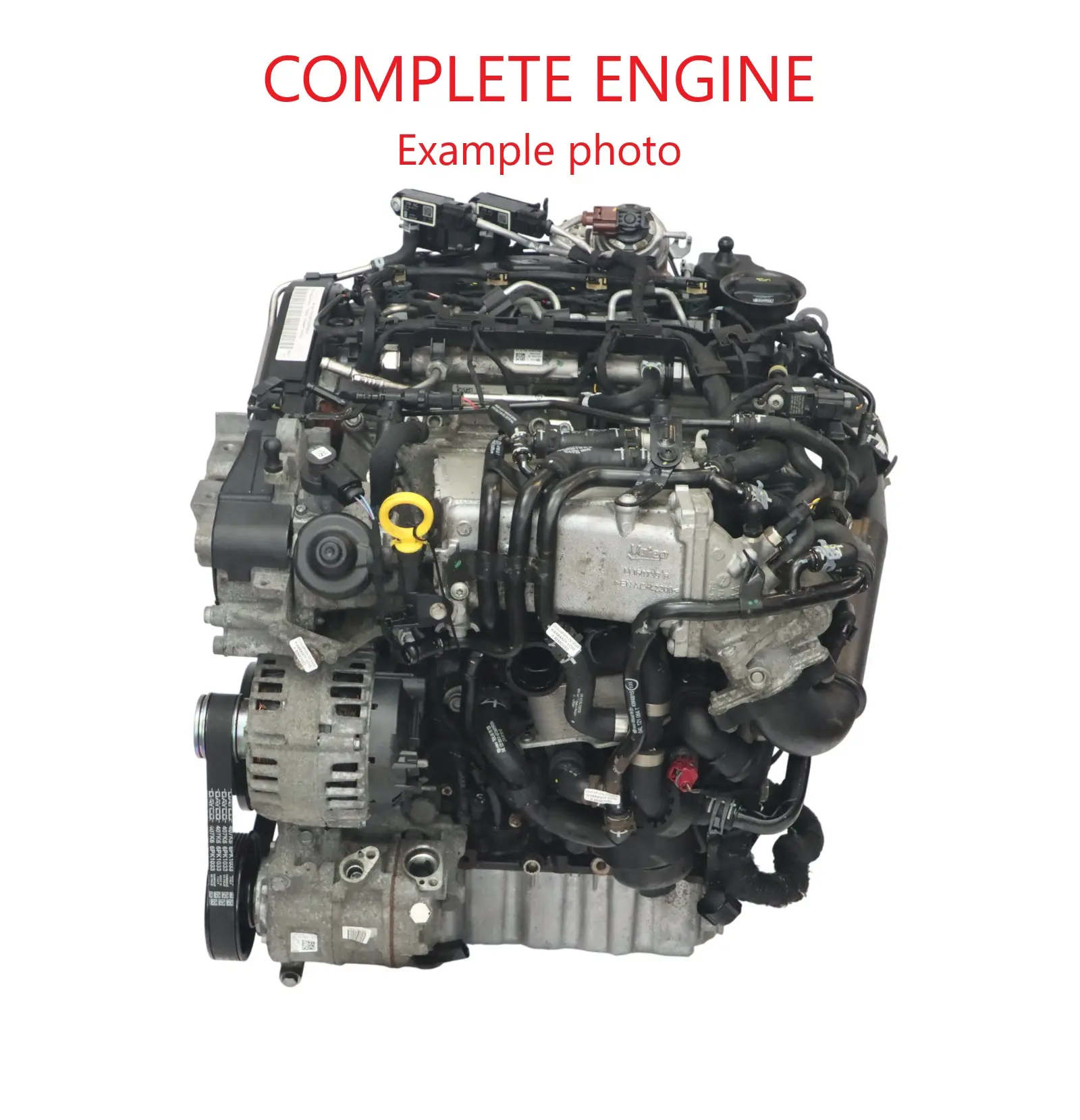VW Golf Mk7 Audi A3 8V Seat Leon 5F 1.6 TDI Bare Engine DBKA 110HP 99k, WARRANTY