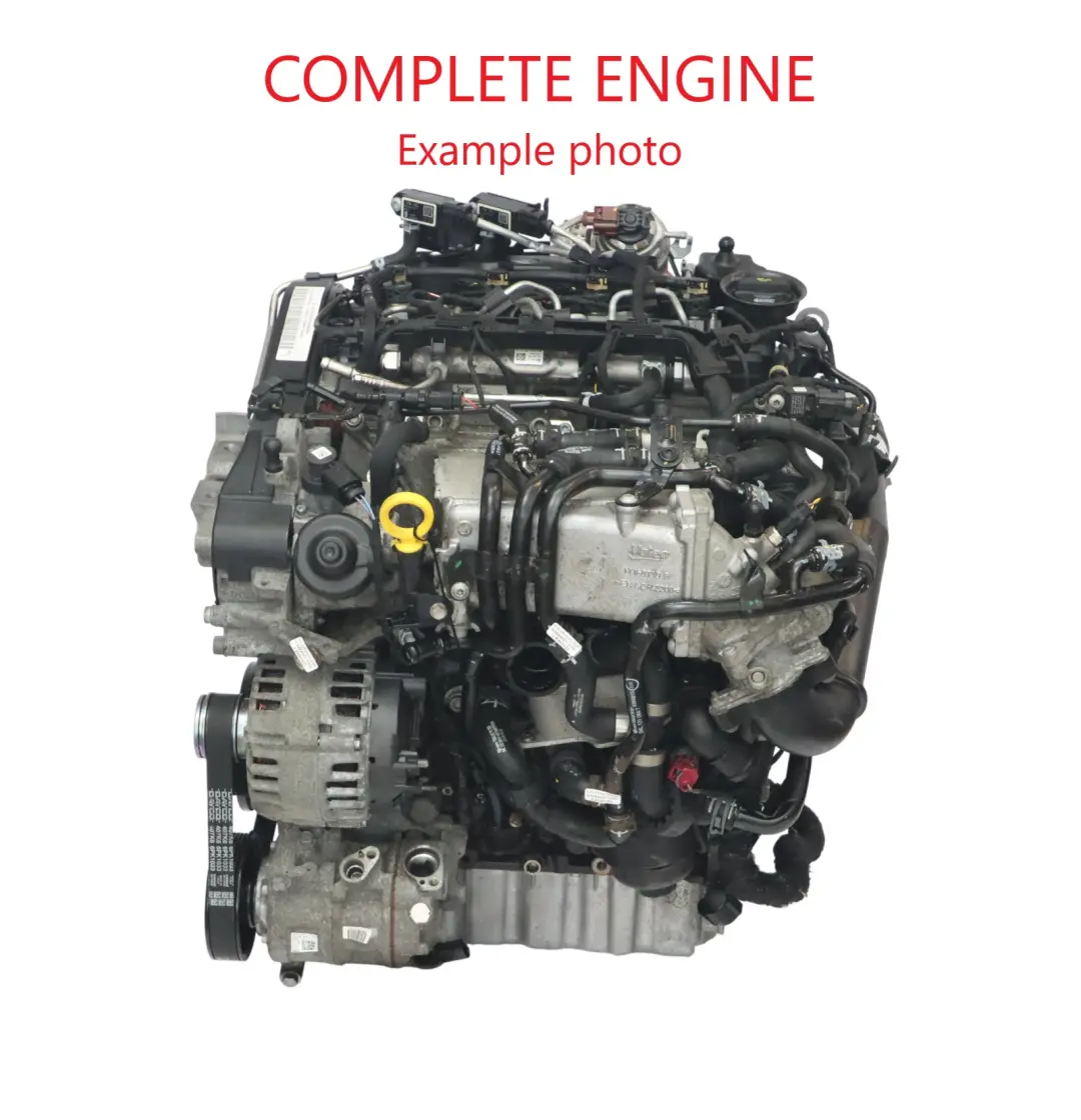 VW Golf Mk7 Audi A3 8V Seat Leon 5F 1.6 TDI Unkomplett Motor DBKA 110PS GARANTIE - SKU 04L100093F - Teilenummer 04L100093F
