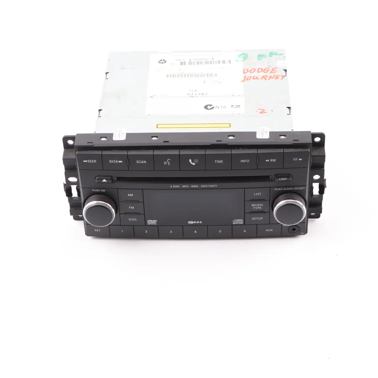 Dodge Journey 1 Radio CD Player Audio Head Unit 05064952AC
